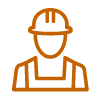 Construction worker basic graphic