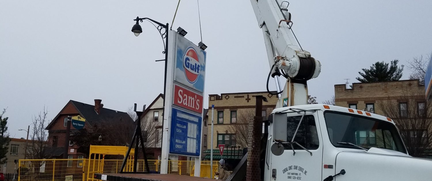 hanging sign