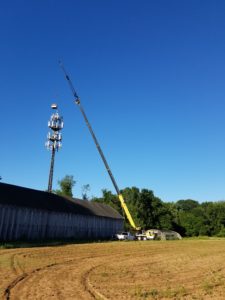 crane for cell tower